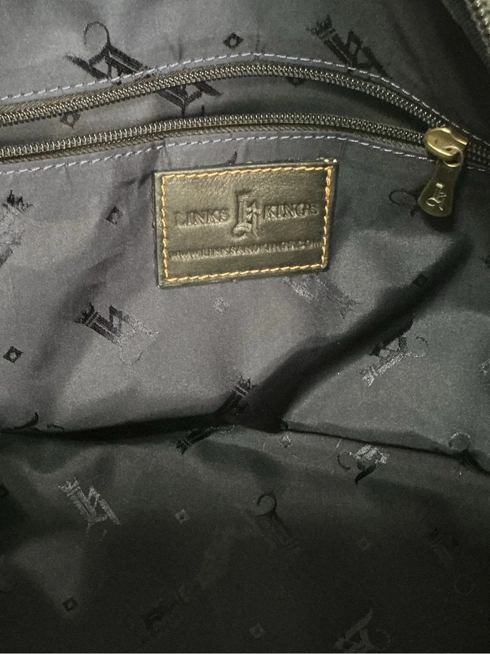 Links&Kings Leather Crown Duffle Weekender Bag in Black⛳️The Roberts Cup⛳️